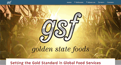 Desktop Screenshot of goldenstatefoods.com