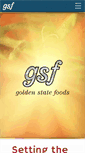 Mobile Screenshot of goldenstatefoods.com