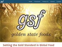 Tablet Screenshot of goldenstatefoods.com